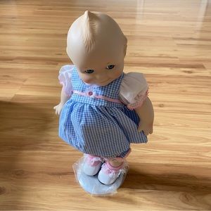 VTG “Basket of Love” Porcelain 12” Kewpie Doll Danbury Mint Jesco